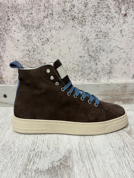 Stivaletto Teddy moro/azzurro