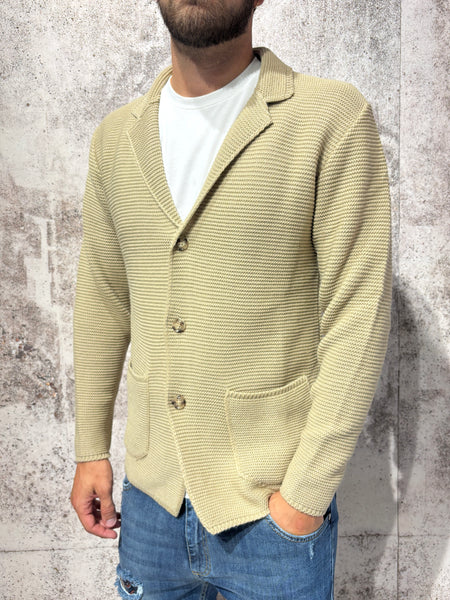 Giacca cardigan beige art.M28