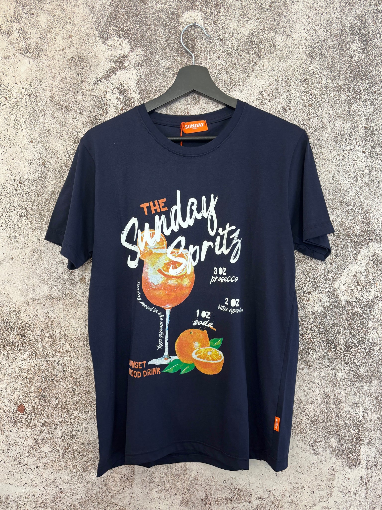 T-Shirt blu Sunday spritz