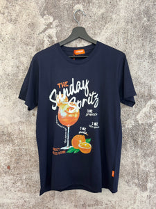 T-Shirt blu Sunday spritz