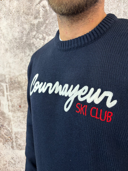 Maglione blu navy Courmayeur