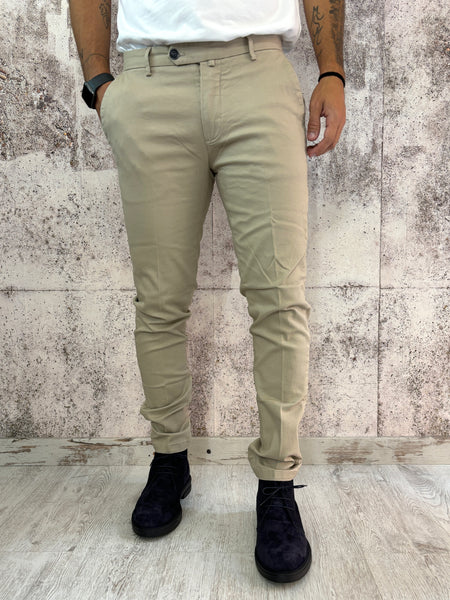 Pantalone chino beige Slim Fit