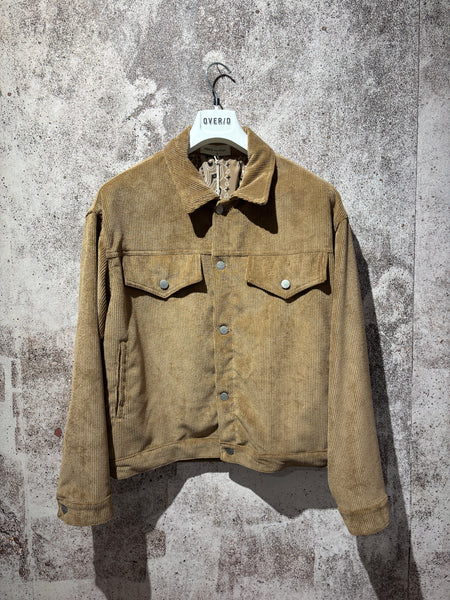 Giacca velluto cammello Boxy fit art. J82