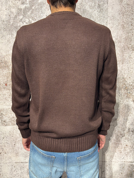 Maglione girocollo moro Cortina