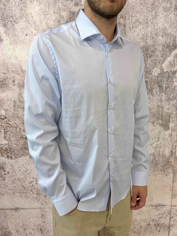 Camicia basic azzurra
