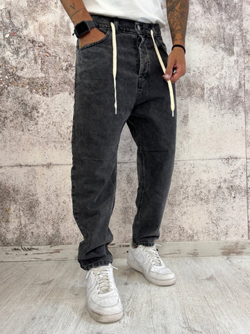 Jeans jogger grigio