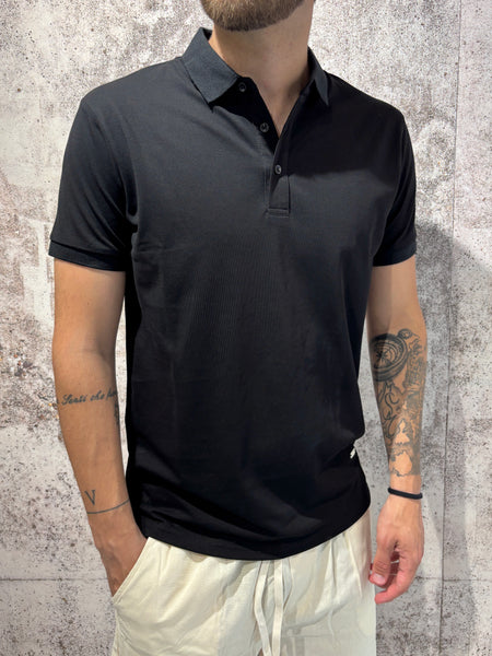 Polo piquet nera