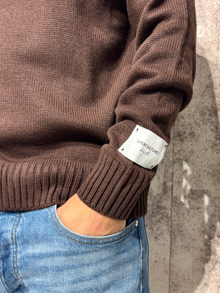 Maglione girocollo moro Cortina