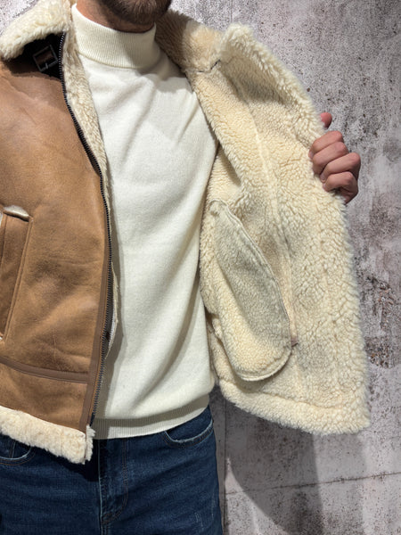 Montone ecopelle camel GL98