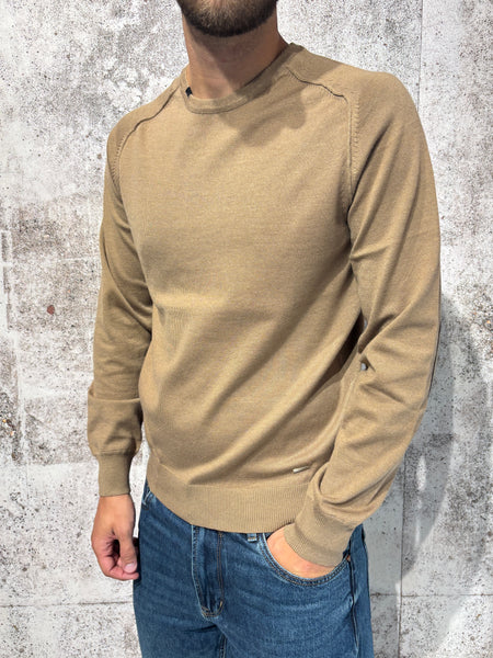 Maglioncino girocollo biscotto art. GL35232