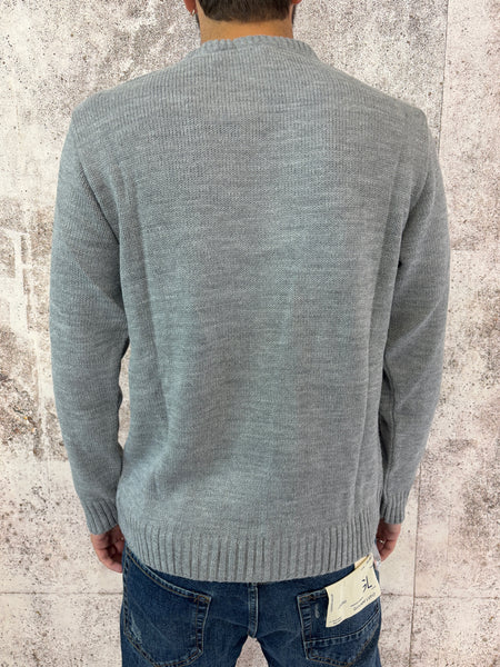 Maglione grigio Courmayeur