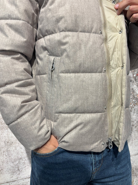 Giubbotto puffy beige J46