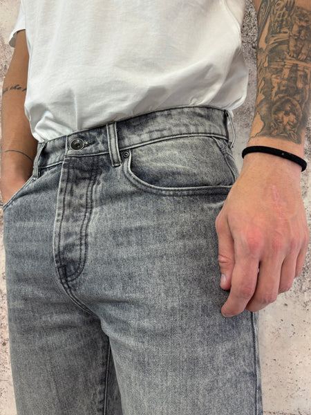 Jeans Straight Fit grigio chiaro