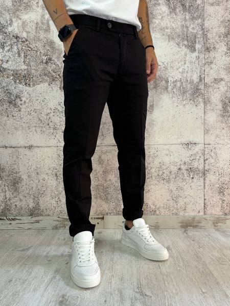 Pantalone chino nero Slim fit