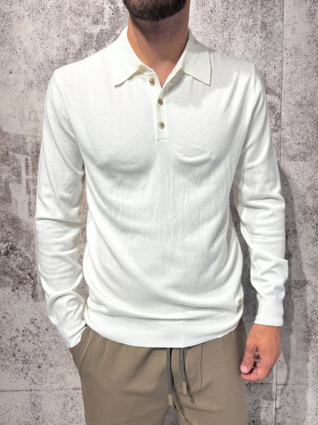 Polo panna m/l in maglia art. GL508