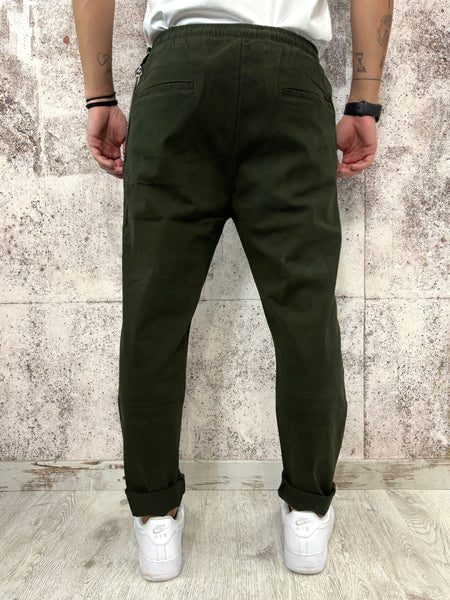 Pantalaccio cotone verde militare