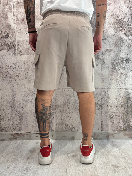 Bermuda tuta tasconato beige