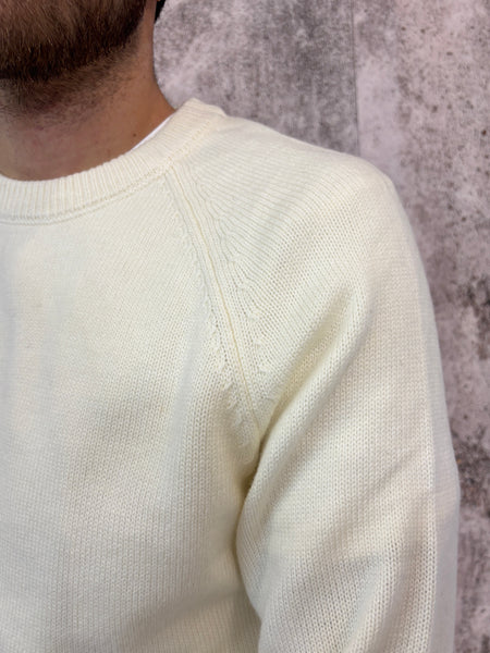 Maglione raglan panna