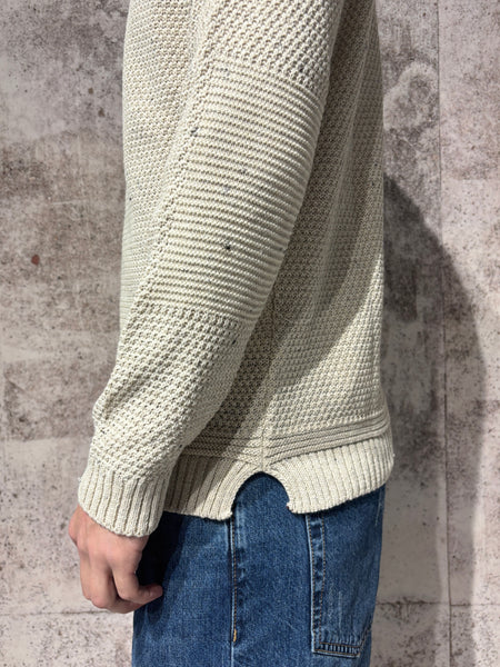 Maglioncino chicco di riso sabbia