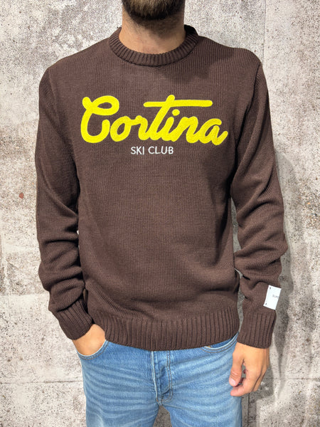 Maglione girocollo moro Cortina
