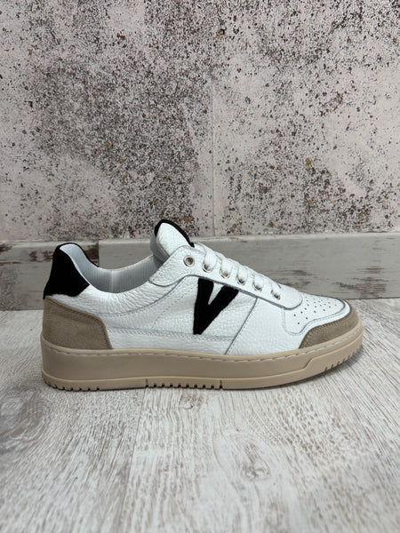 Sneakers college bianco/nera