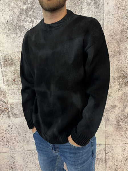 Maglione sfumato nero