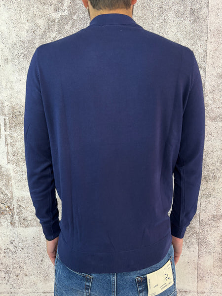 Lupetto basic blu navy