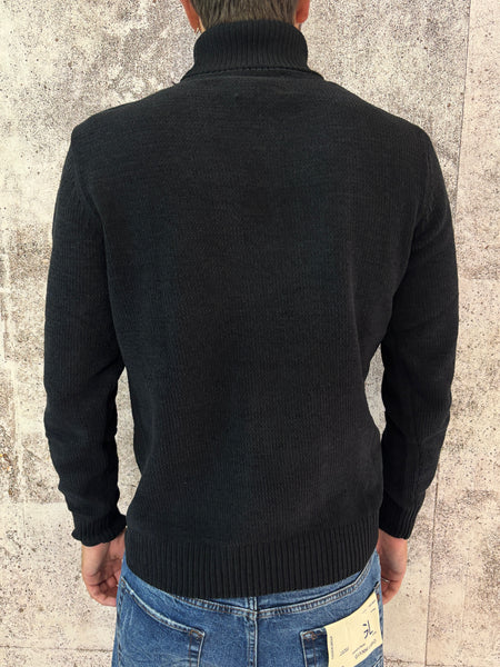 Dolcevita ciniglia nero