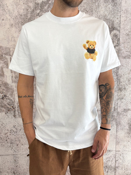 T-Shirt bianca Teddy Power