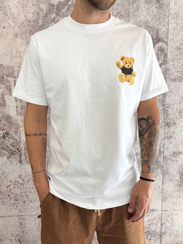 T-Shirt bianca Teddy Power