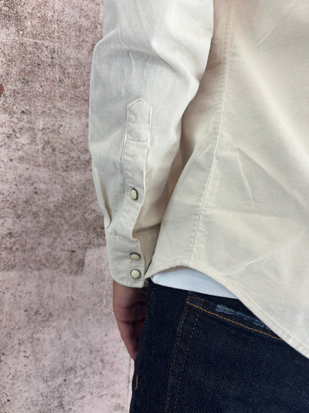 Camicia velluto panna