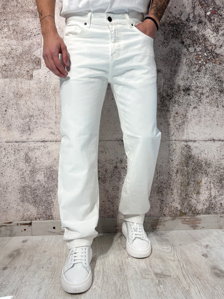 Jeans Straight Fit bianco