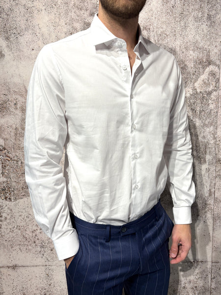 Camicia bianca cotone