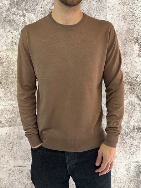 Maglioncino basic tabacco