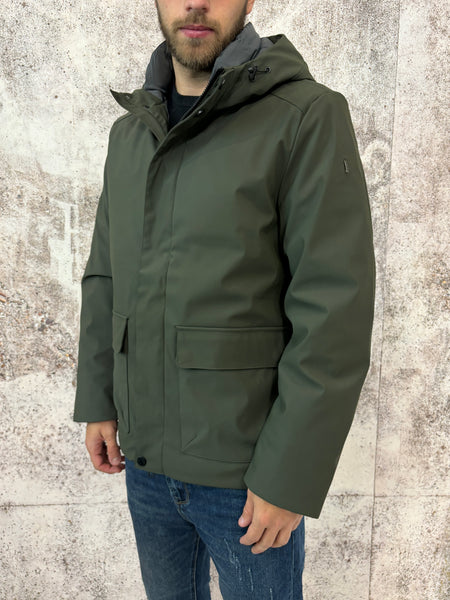 Giubbotto cappuccio militare Relaxed Fit