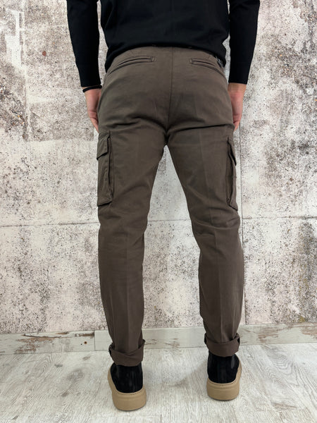 Pantalone cargo moro Slim Fit