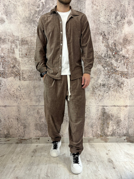 Completo ciniglia moro camicia/pantalone