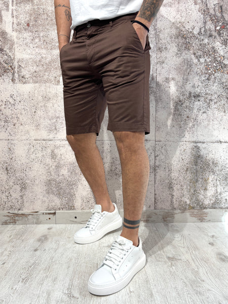 Bermuda chino cioccolato