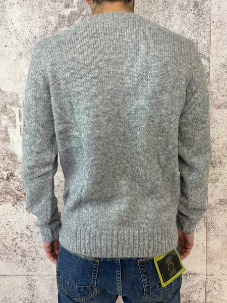 Maglione paricollo grigio m35