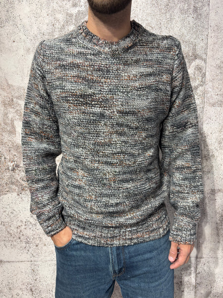 Maglione girocollo mélange GL1032