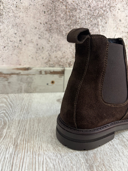 Stivaletto Beatles camoscio marrone