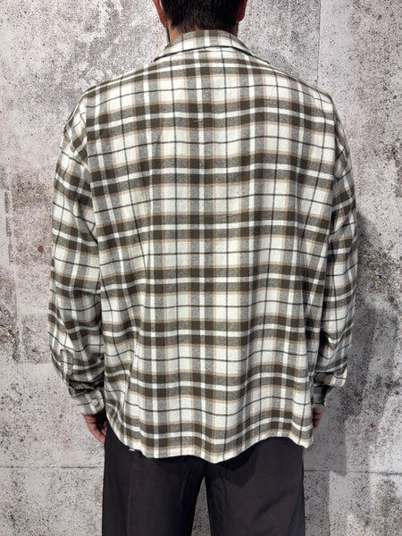 Camicia flanella scozzese moro