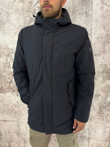 Giubbotto parka lungo col. Nero