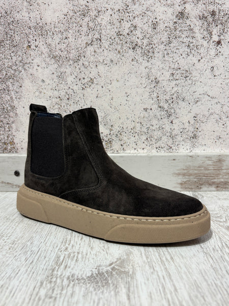 Stivaletto Beatles sport camoscio moro