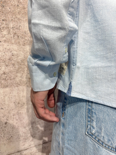 Light blue Linen/Cotton Shirt