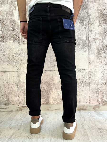 Jeans nero Slim Fit elasticizzato