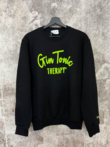 Felpa nera Gin Tonic therapy