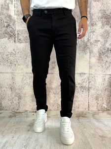 Pantalone chino nero Slim fit