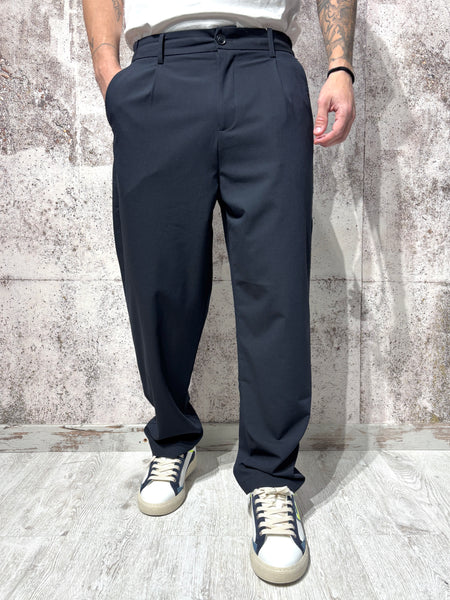 Pantalone palazzo blu