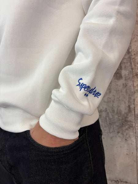 Felpa bianca Courma sky club